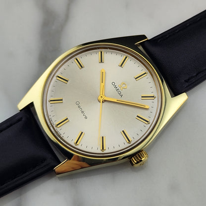OMEGA Genéve Gold White Dial Serviced Mint+ with Box [REF. 135.041]