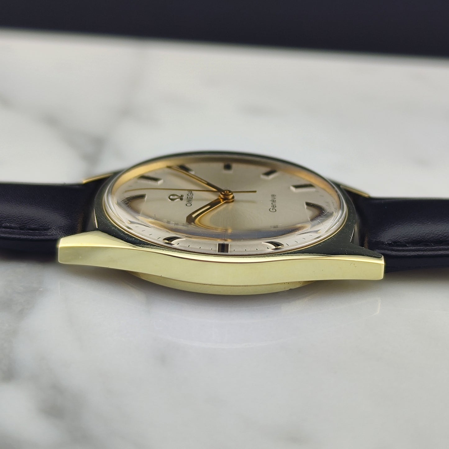 OMEGA Genéve Gold White Dial Serviced Mint+ with Box [REF. 135.041]