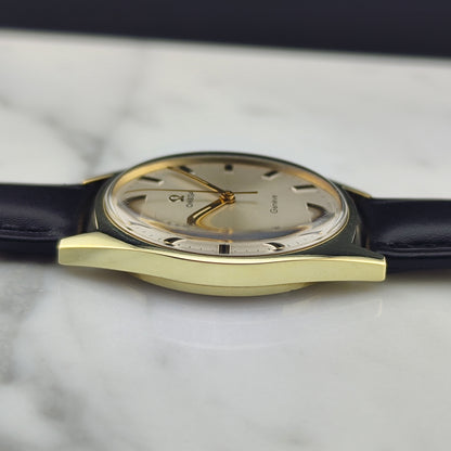 OMEGA Genéve Gold White Dial Serviced Mint+ with Box [REF. 135.041]