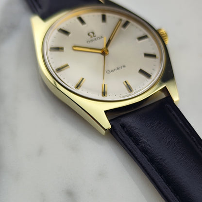 OMEGA Genéve Gold White Dial Serviced Mint+ with Box [REF. 135.041]