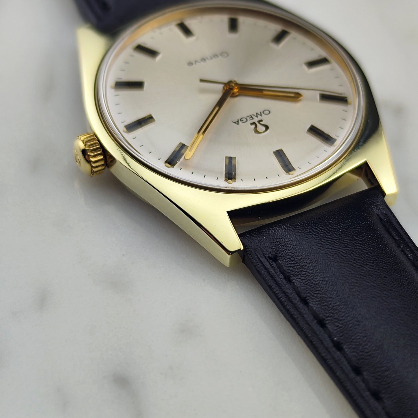 OMEGA Genéve Gold White Dial Serviced Mint+ with Box [REF. 135.041]