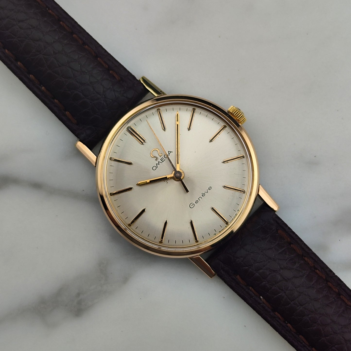 OMEGA Genéve Gold White Dial 1968 [REF. 131.018]