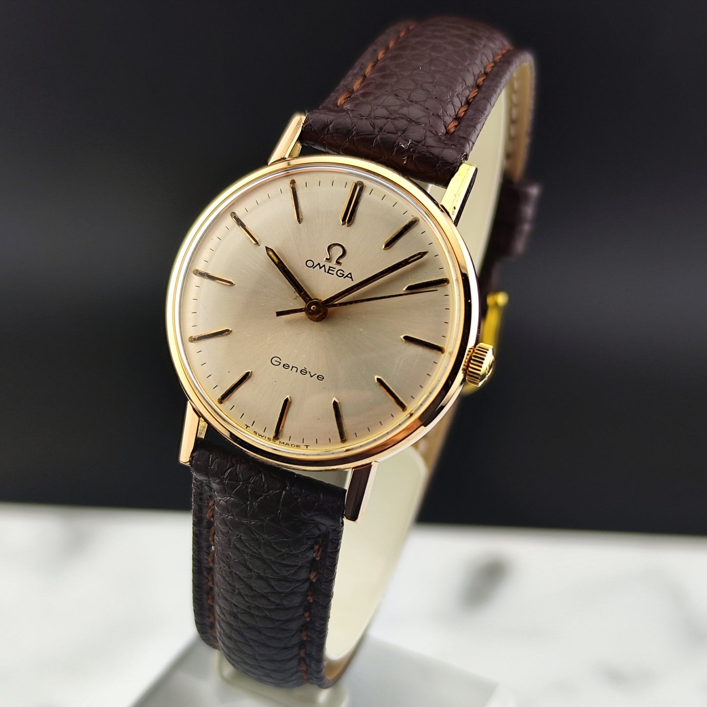 OMEGA Genéve Gold White Dial 1968 [REF. 131.018]
