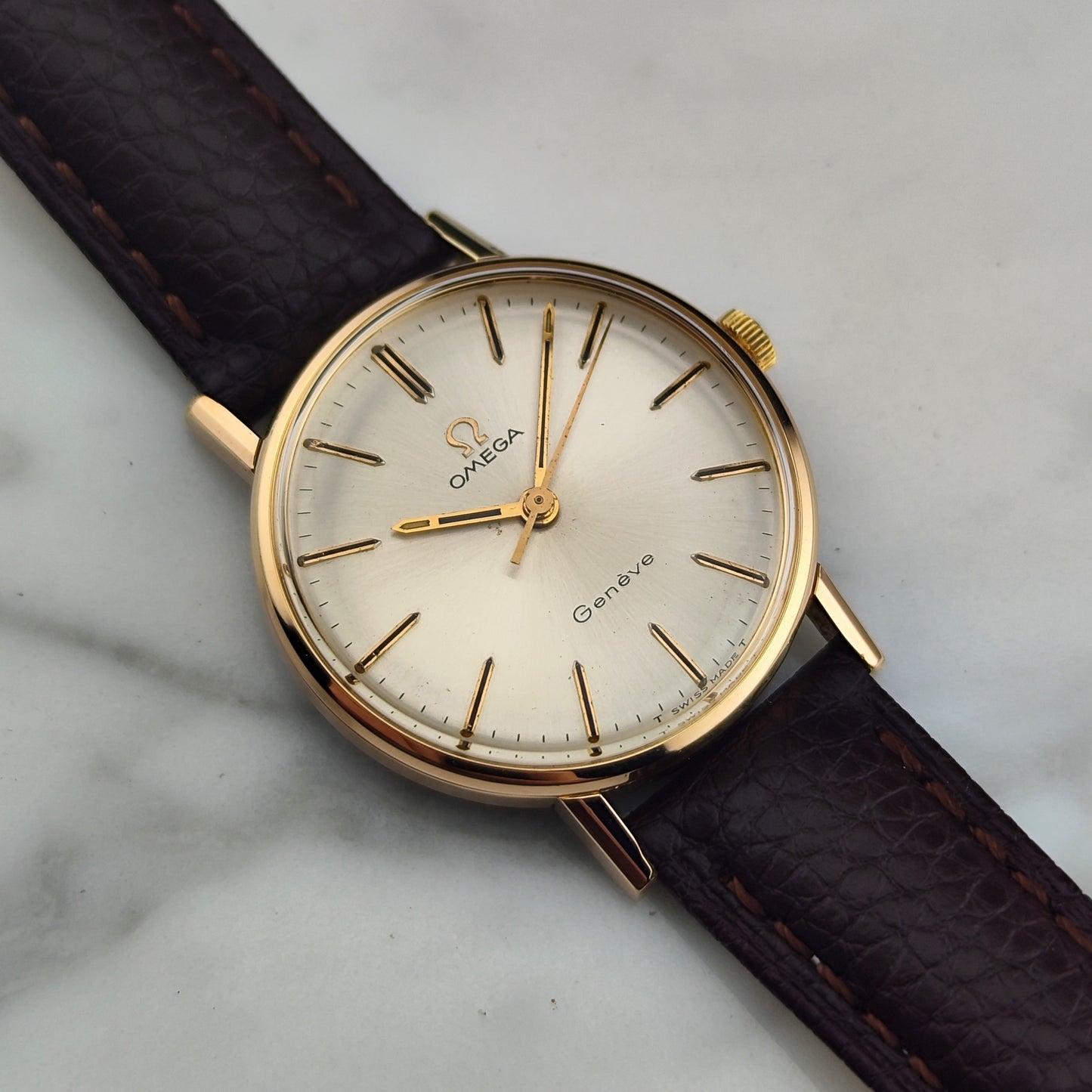 OMEGA Genéve Gold White Dial 1968 [REF. 131.018]