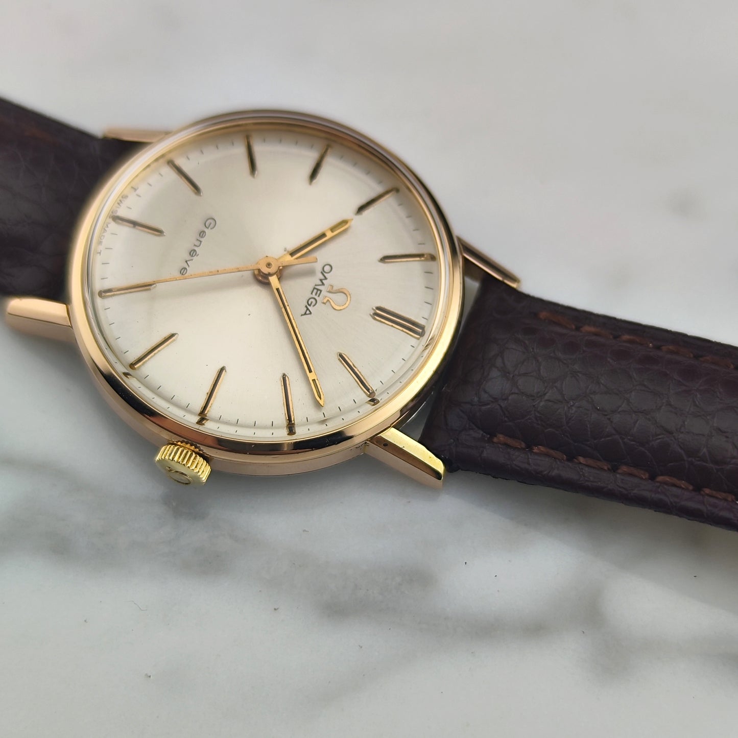 OMEGA Genéve Gold White Dial 1968 [REF. 131.018]