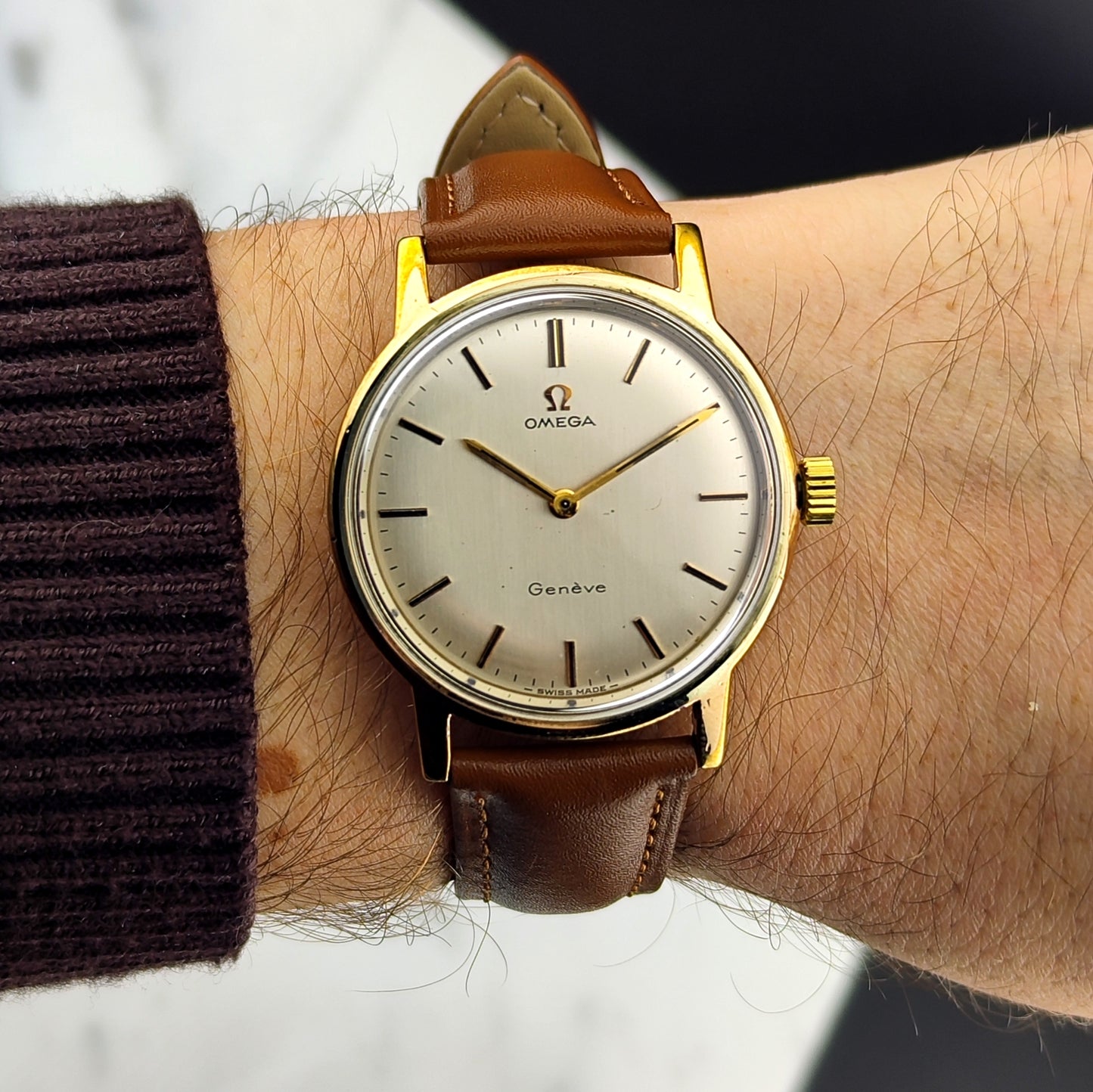 OMEGA Genéve Gold White Dial 1968 [REF. 135.070]