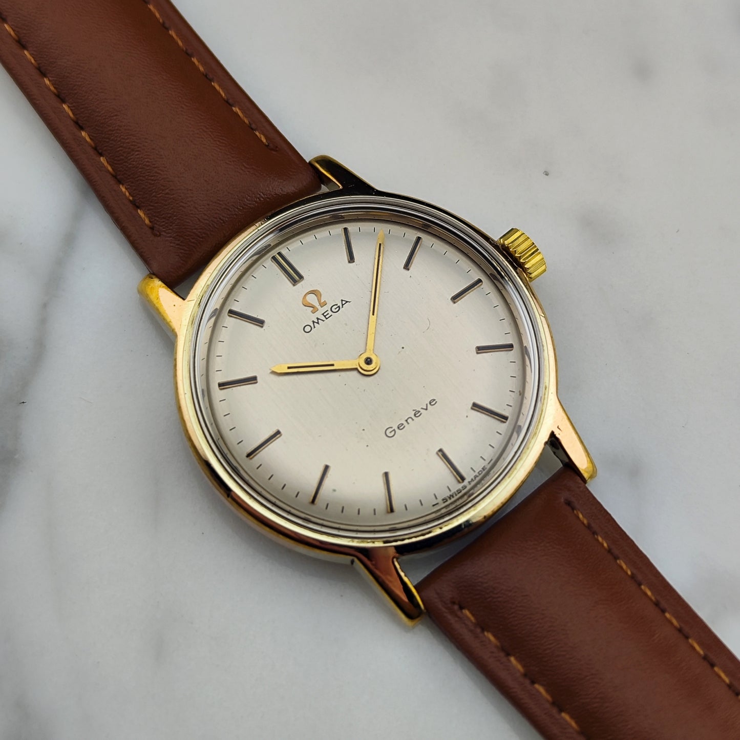 OMEGA Genéve Gold White Dial 1968 [REF. 135.070]