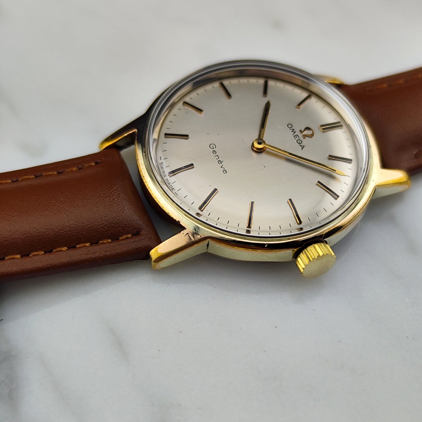 OMEGA Genéve Gold White Dial 1968 [REF. 135.070]