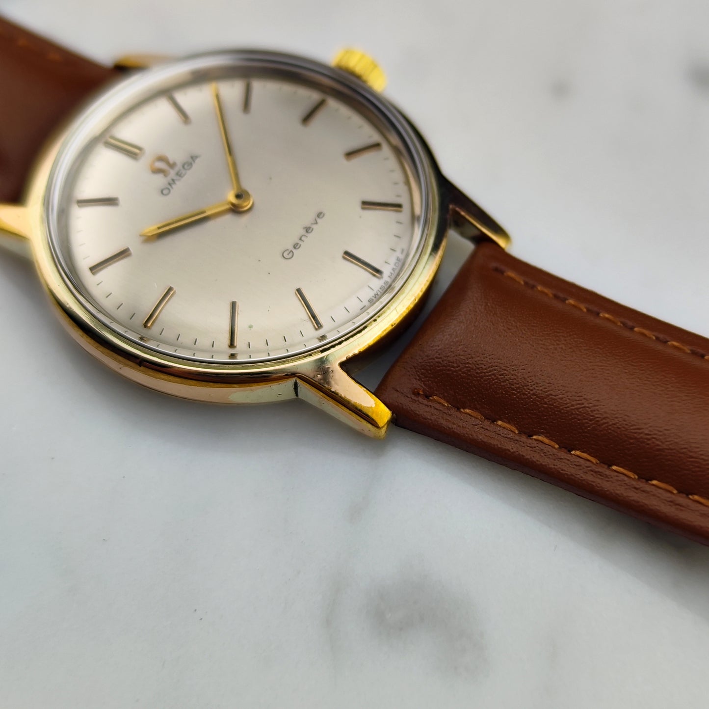 OMEGA Genéve Gold White Dial 1968 [REF. 135.070]