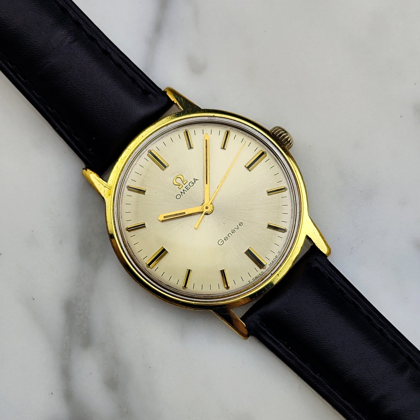 OMEGA Genéve Gold White Dial 1970 Serviced 02/2026 [Ref. 135.070]