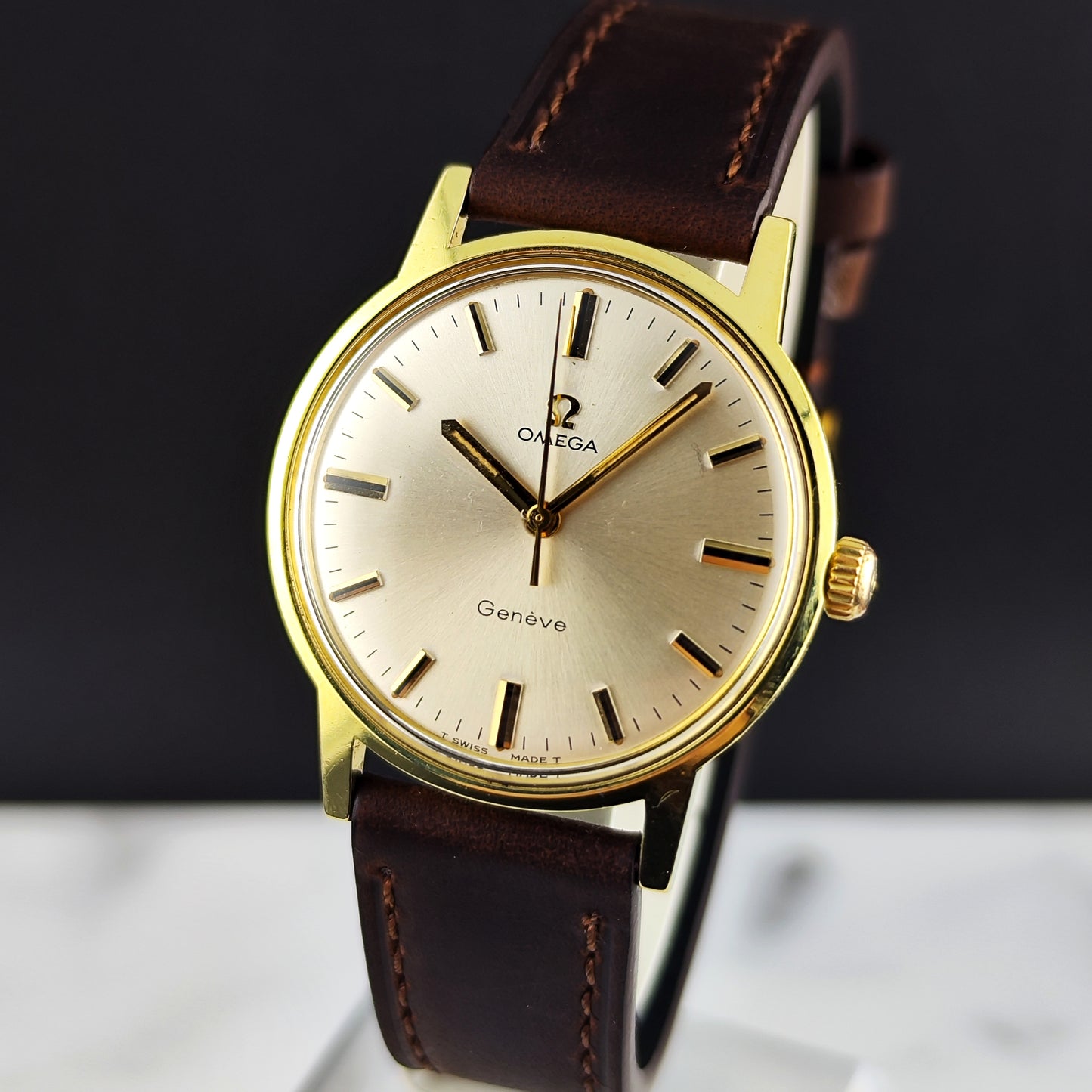 Omega Genéve Gold White Dial 1970 [REF. 135.070]