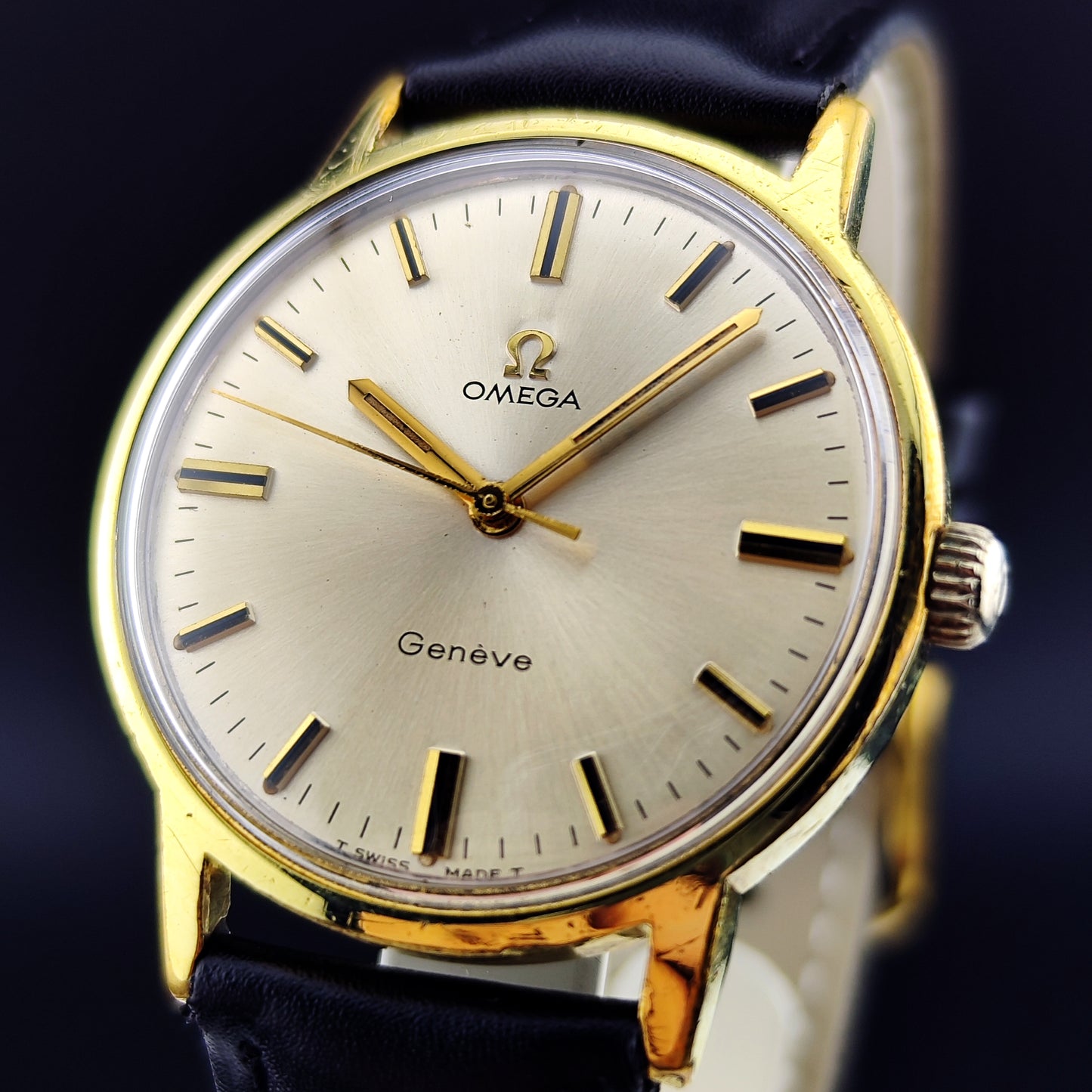 OMEGA Genéve Gold White Dial 1970 Serviced 02/2026 [Ref. 135.070]