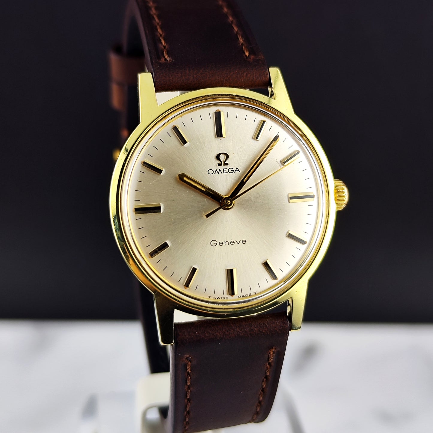 Omega Genéve Gold White Dial 1970 [REF. 135.070]
