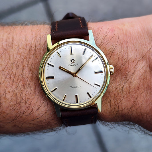 Omega Genéve Gold White Dial 1970 [REF. 135.070]