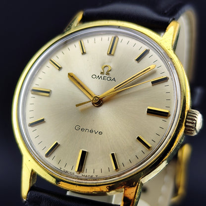 OMEGA Genéve Gold White Dial 1970 Serviced 02/2026 [Ref. 135.070]