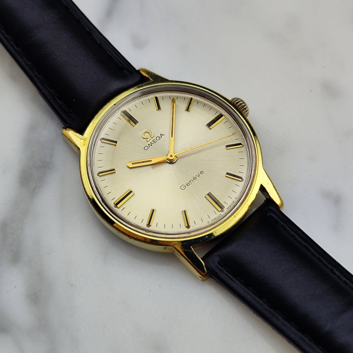 OMEGA Genéve Gold White Dial 1970 Serviced 02/2026 [Ref. 135.070]