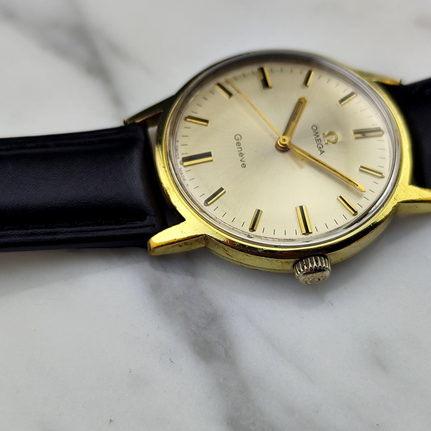 OMEGA Genéve Gold White Dial 1970 Serviced 02/2026 [Ref. 135.070]