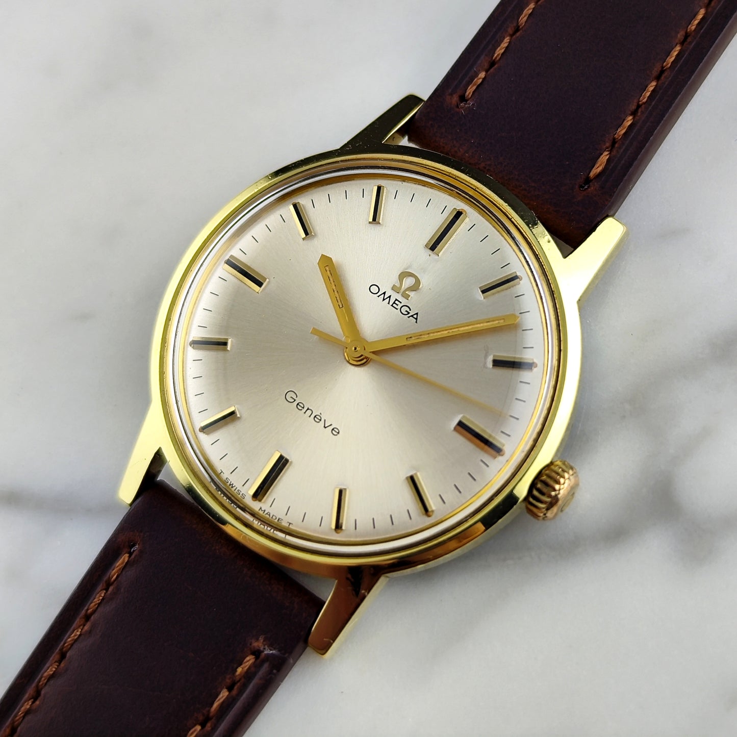 Omega Genéve Gold White Dial 1970 [REF. 135.070]