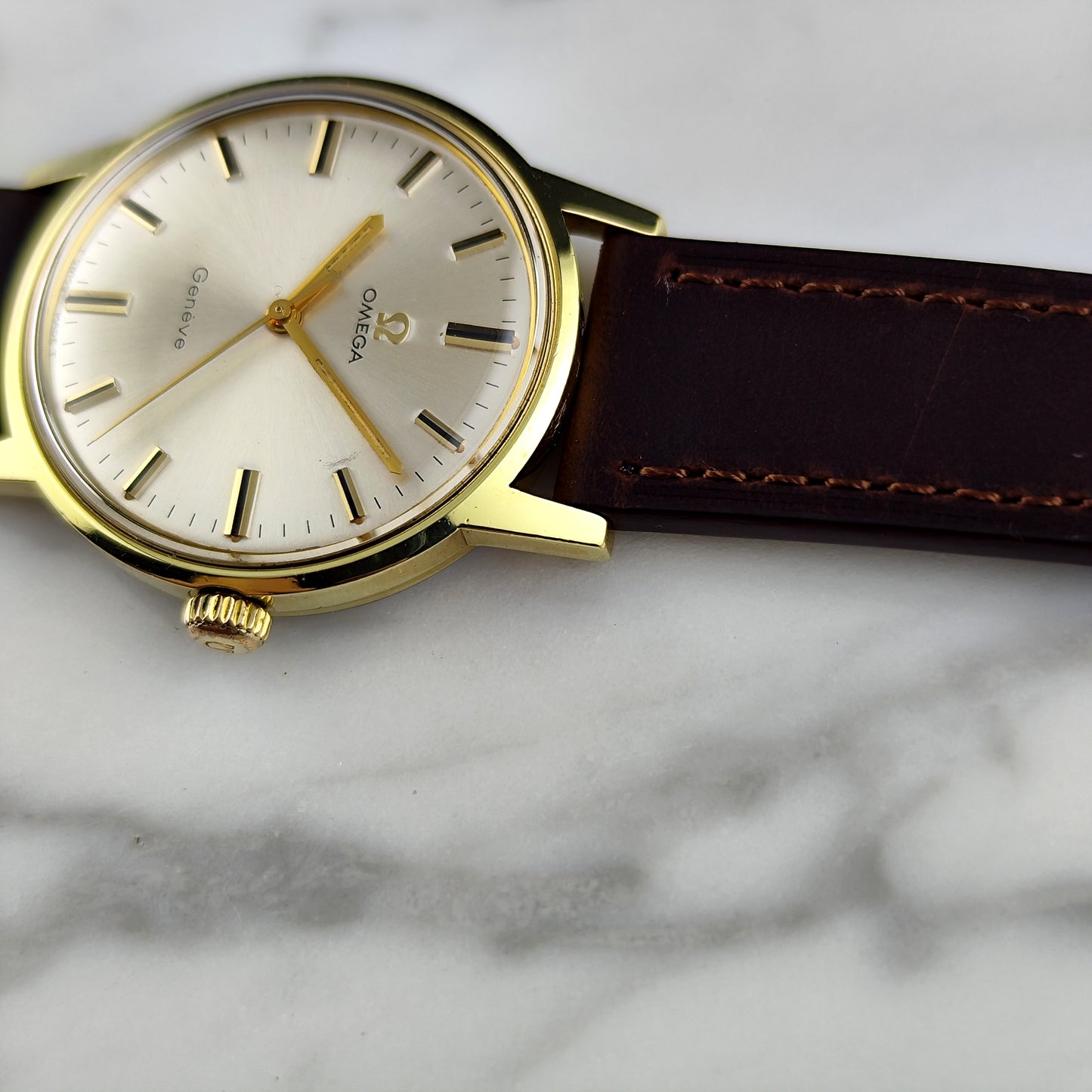 Omega Genéve Gold White Dial 1970 [REF. 135.070]