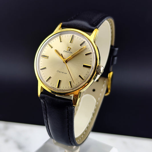 OMEGA Genéve Gold White Dial 1970 Serviced 02/2026 [Ref. 135.070]