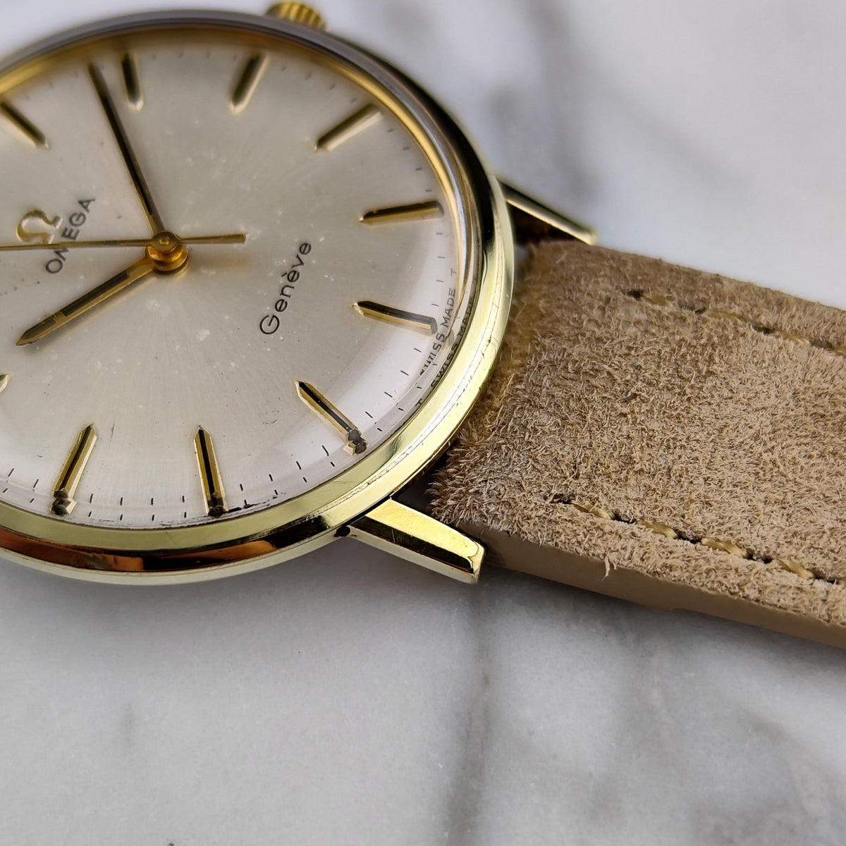 Omega Genéve Gold White Dial 1970 – Bild 10