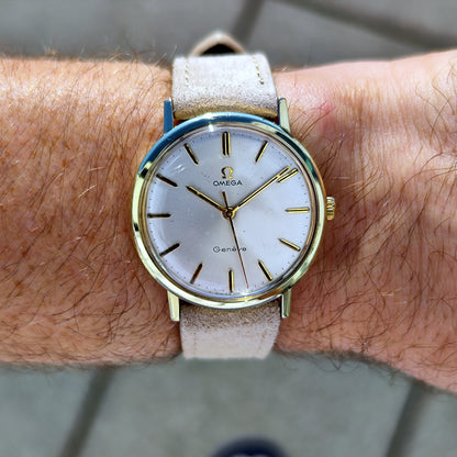 Omega Genéve Gold White Dial 1970 – Bild 2