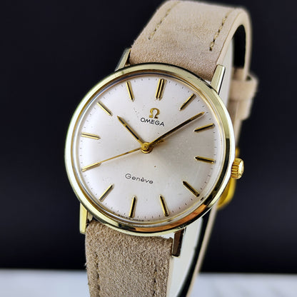 Omega Genéve Gold White Dial 1970 – Bild 3
