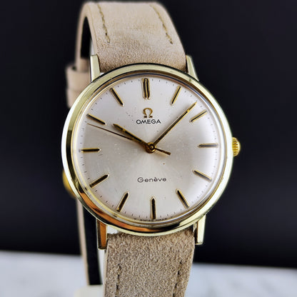 Omega Genéve Gold White Dial 1970 – Bild 4
