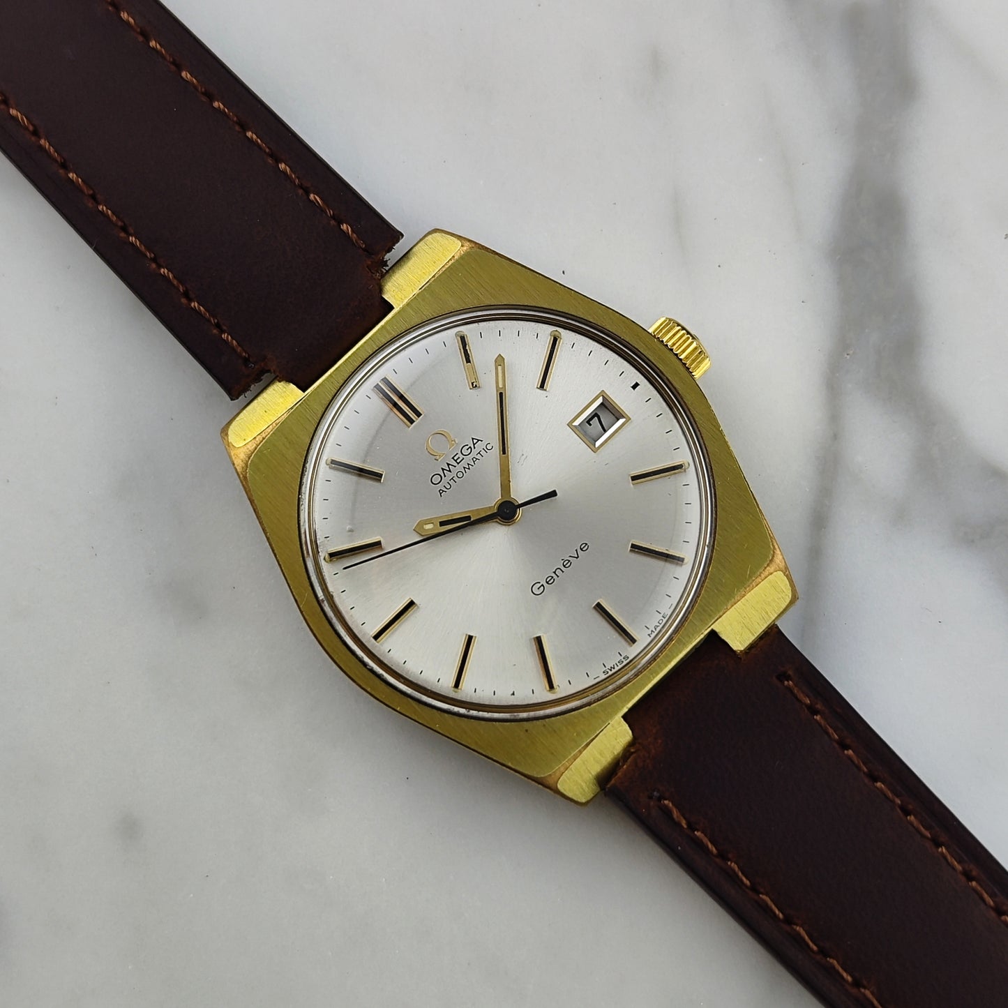 OMEGA Genéve Gold White Dial 1971 [REF. 166.099]