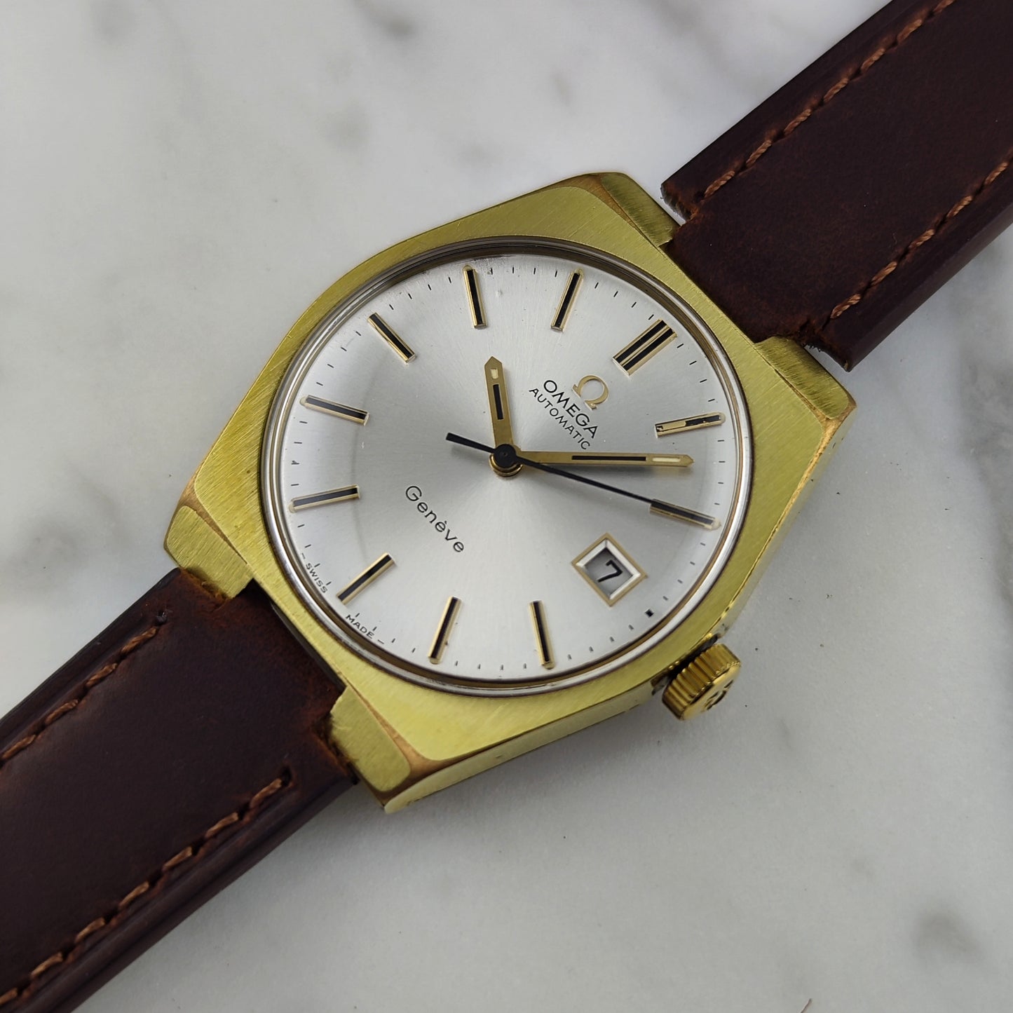 OMEGA Genéve Gold White Dial 1971 [REF. 166.099]