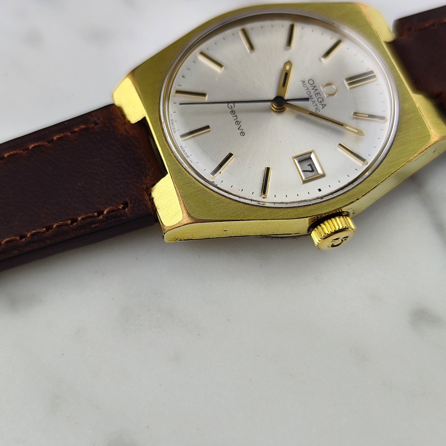 OMEGA Genéve Gold White Dial 1971 [REF. 166.099]