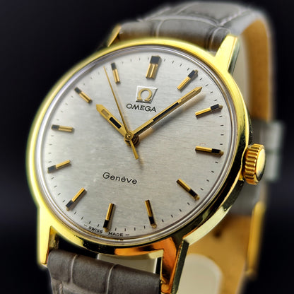 OMEGA Genéve Gold White Special Mosaic Dial Serviced [REF. 135.070]
