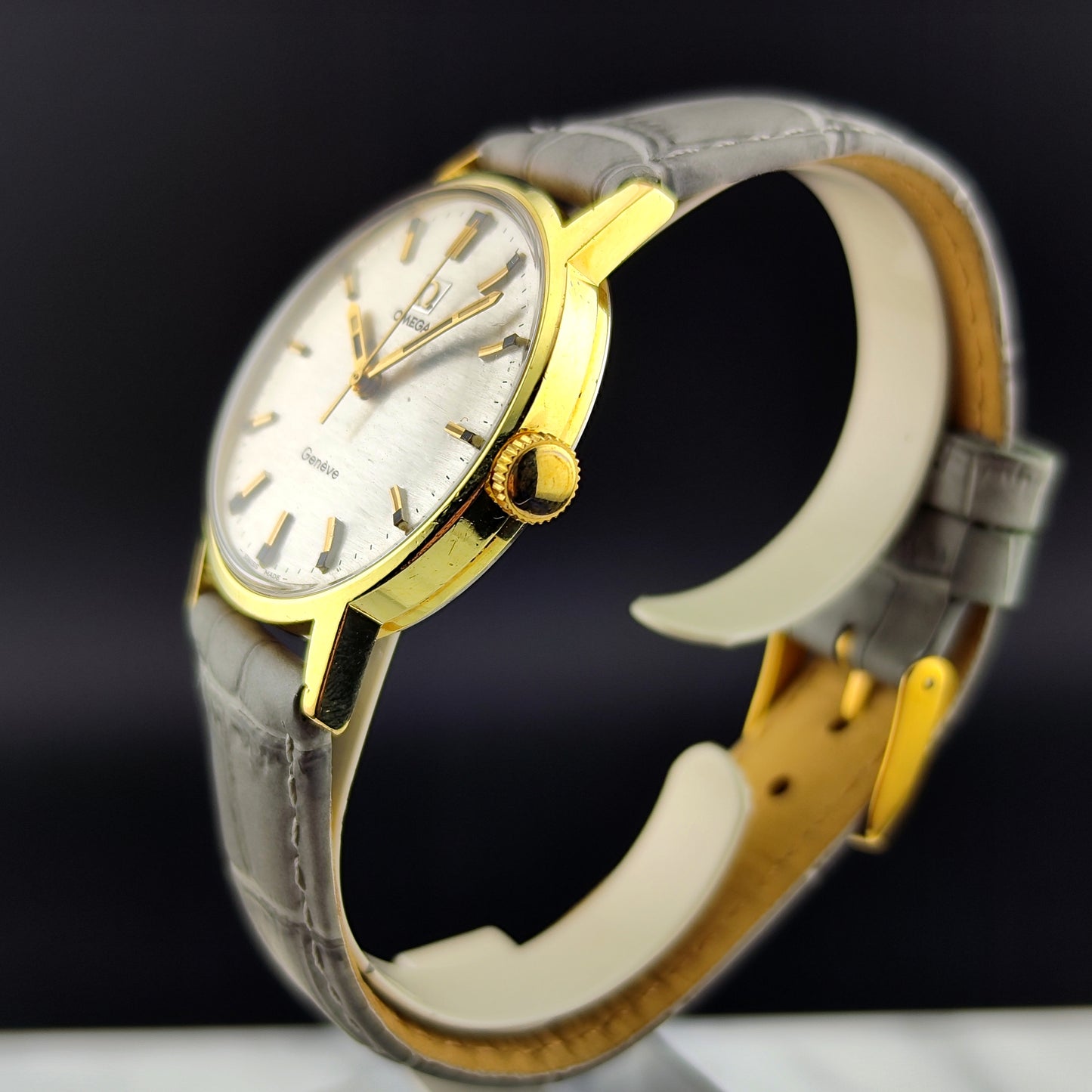 OMEGA Genéve Gold White Special Mosaic Dial Serviced [REF. 135.070]