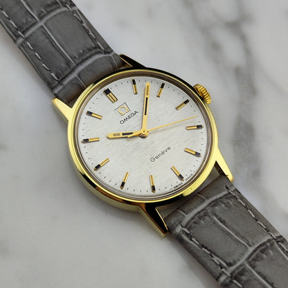 OMEGA Genéve Gold White Special Mosaic Dial Serviced [REF. 135.070]