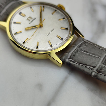 OMEGA Genéve Gold White Special Mosaic Dial Serviced [REF. 135.070]