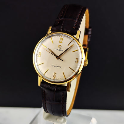Omega Genéve Gold White Numbers Dial 1967 [REF. 131.018]