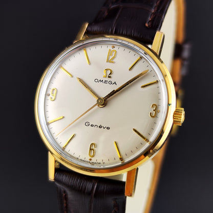 Omega Genéve Gold White Numbers Dial 1967 [REF. 131.018]