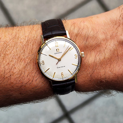 Omega Genéve Gold White Numbers Dial 1967 [REF. 131.018]