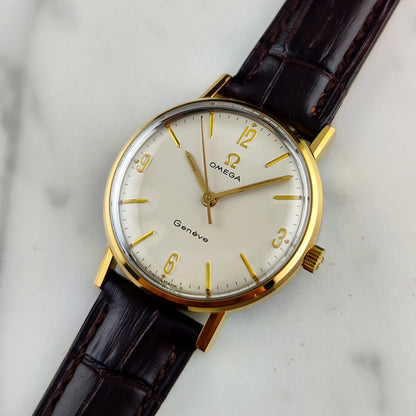 Omega Genéve Gold White Numbers Dial 1967 [REF. 131.018]