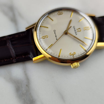 Omega Genéve Gold White Numbers Dial 1967 [REF. 131.018]