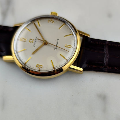 Omega Genéve Gold White Numbers Dial 1967 [REF. 131.018]