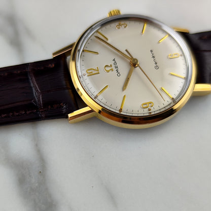 Omega Genéve Gold White Numbers Dial 1967 [REF. 131.018]