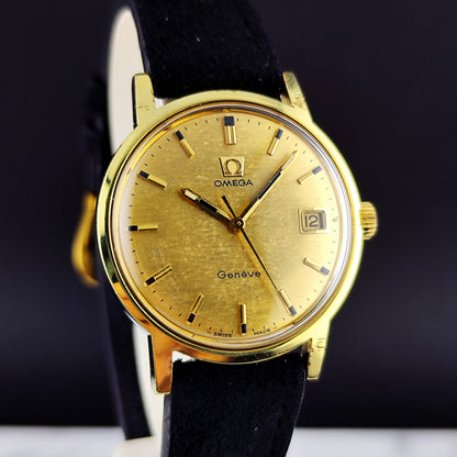 OMEGA Genéve Mosaic Dial Gold 1970 Serviced 07/2026 [REF. 136.070]