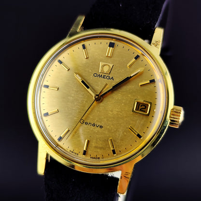 OMEGA Genéve Mosaic Dial Gold 1970 Serviced 07/2026 [REF. 136.070]
