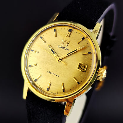 OMEGA Genéve Mosaic Dial Gold 1970 Serviced 07/2026 [REF. 136.070]