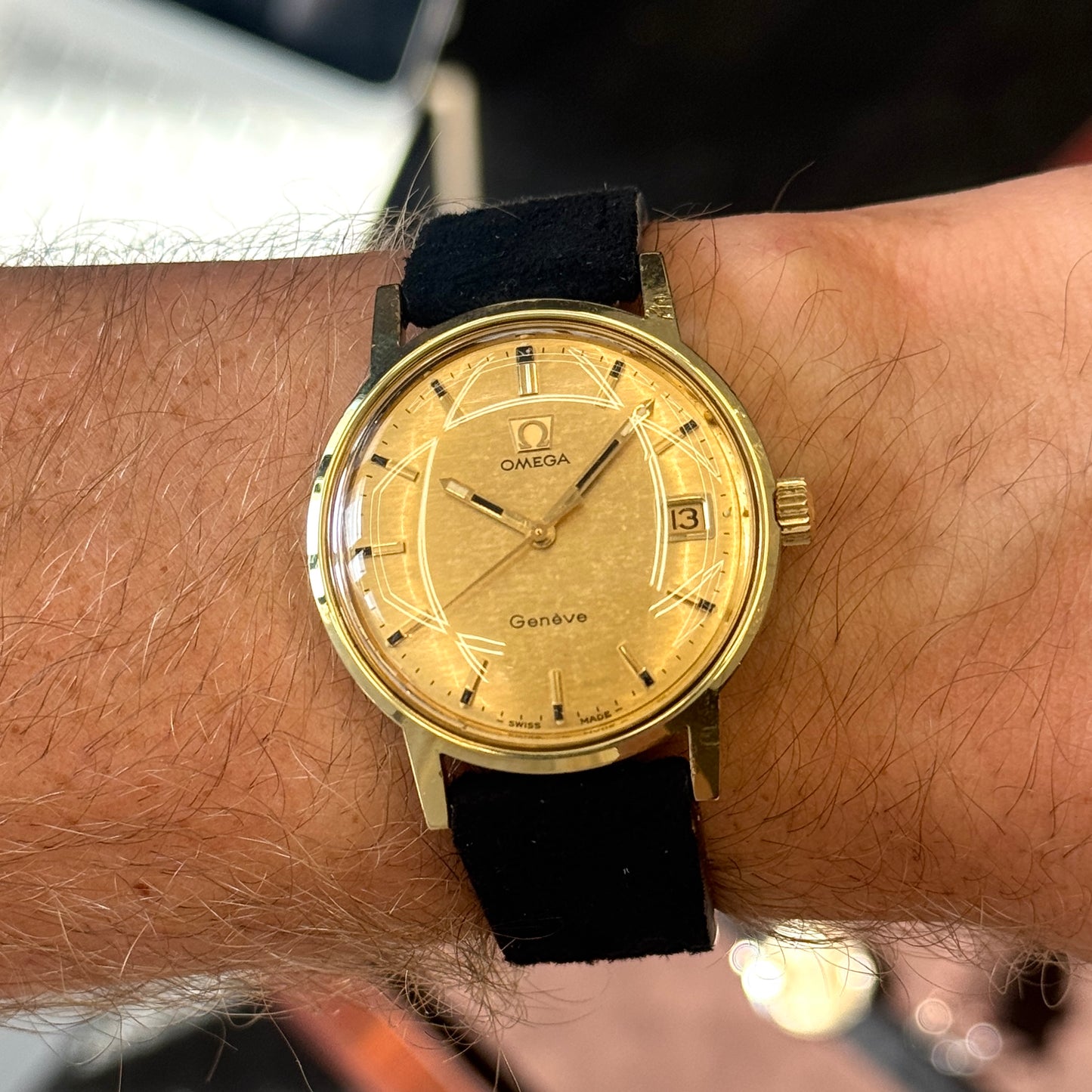 OMEGA Genéve Mosaic Dial Gold 1970 Serviced 07/2026 [REF. 136.070]