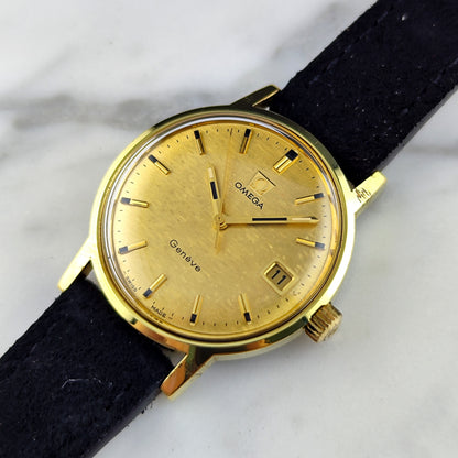 OMEGA Genéve Mosaic Dial Gold 1970 Serviced 07/2026 [REF. 136.070]