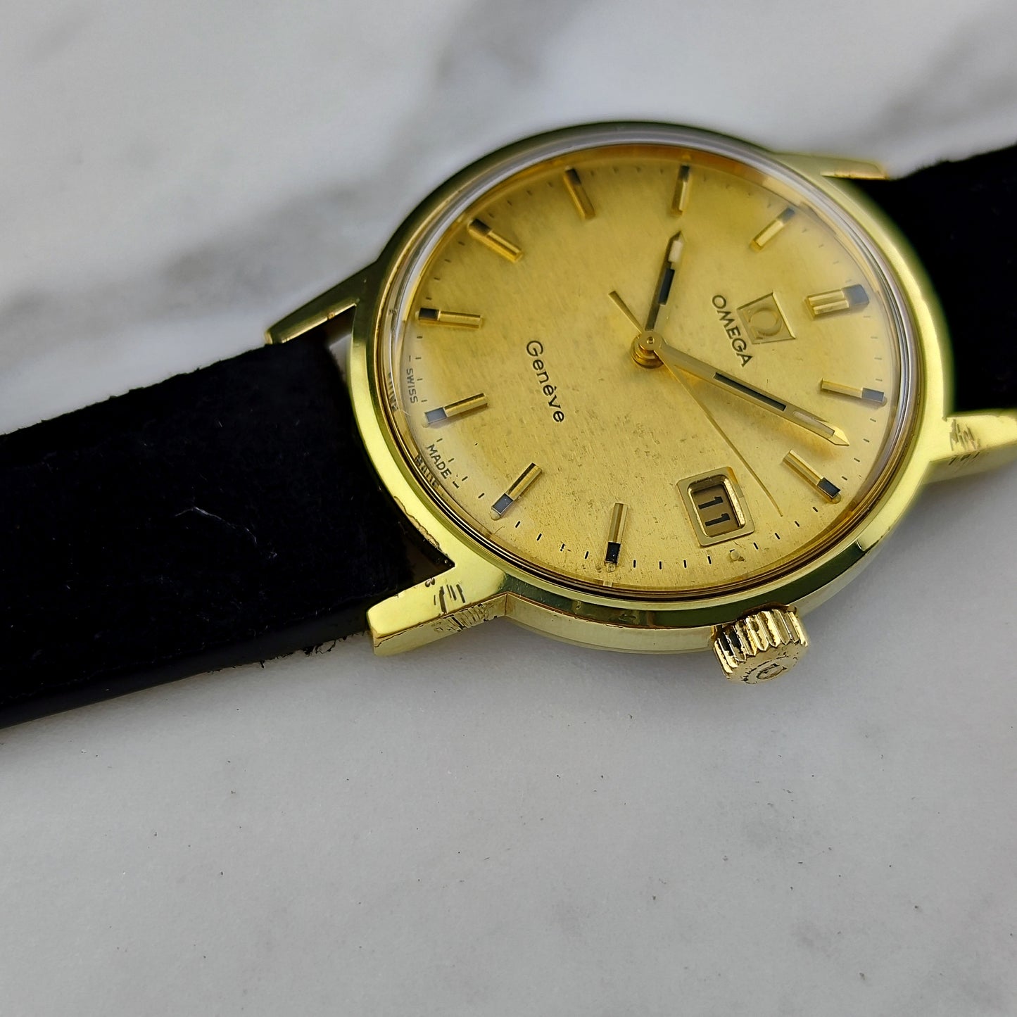 OMEGA Genéve Mosaic Dial Gold 1970 Serviced 07/2026 [REF. 136.070]