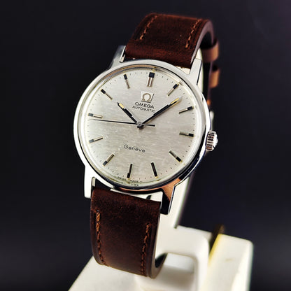 OMEGA Genéve Mosaic Linen Dial Silver 1969 [REF. 165.070]