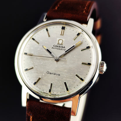 OMEGA Genéve Mosaic Linen Dial Silver 1969 [REF. 165.070]
